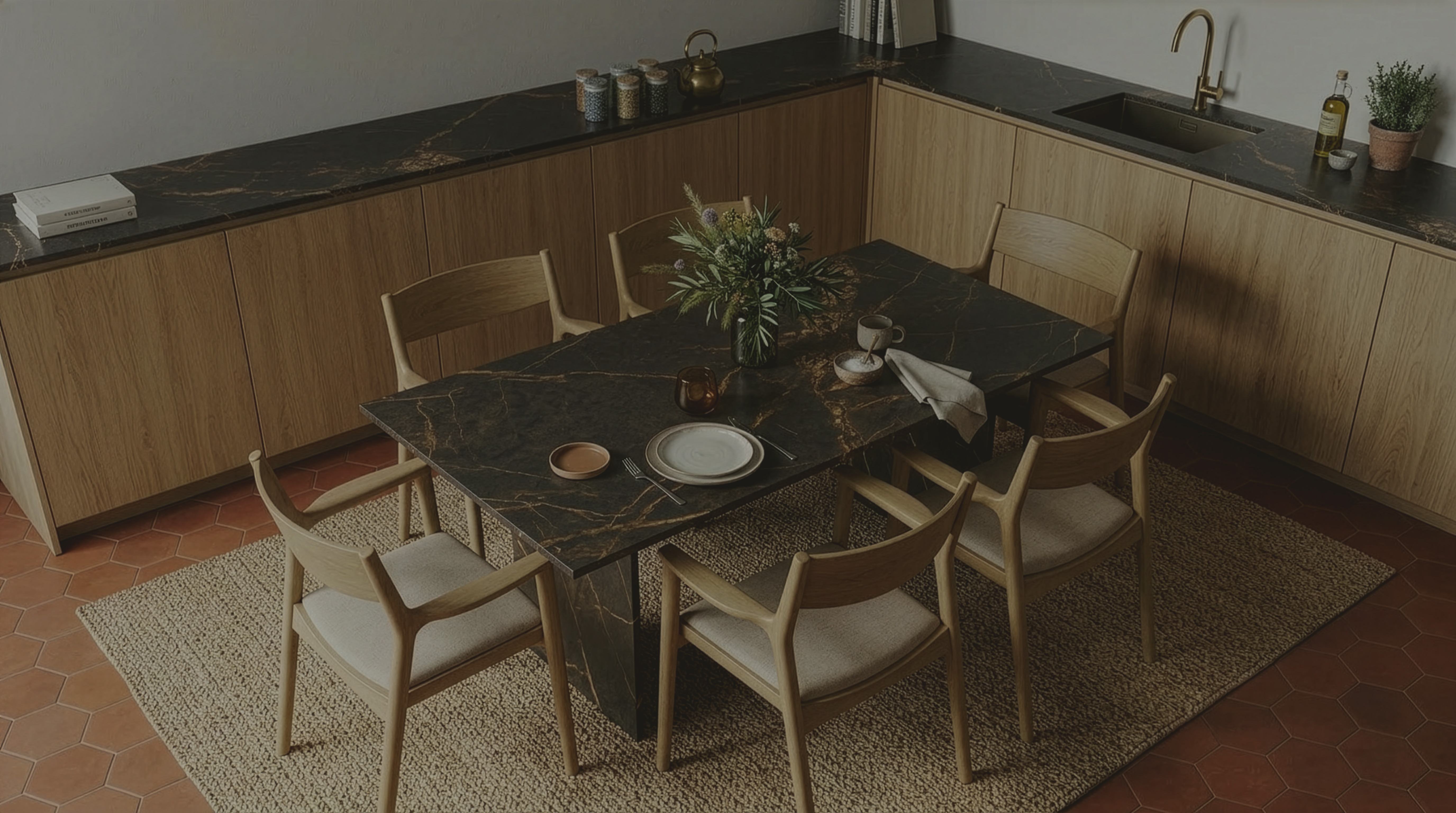 Beautiful stone countertops, fabricated locally